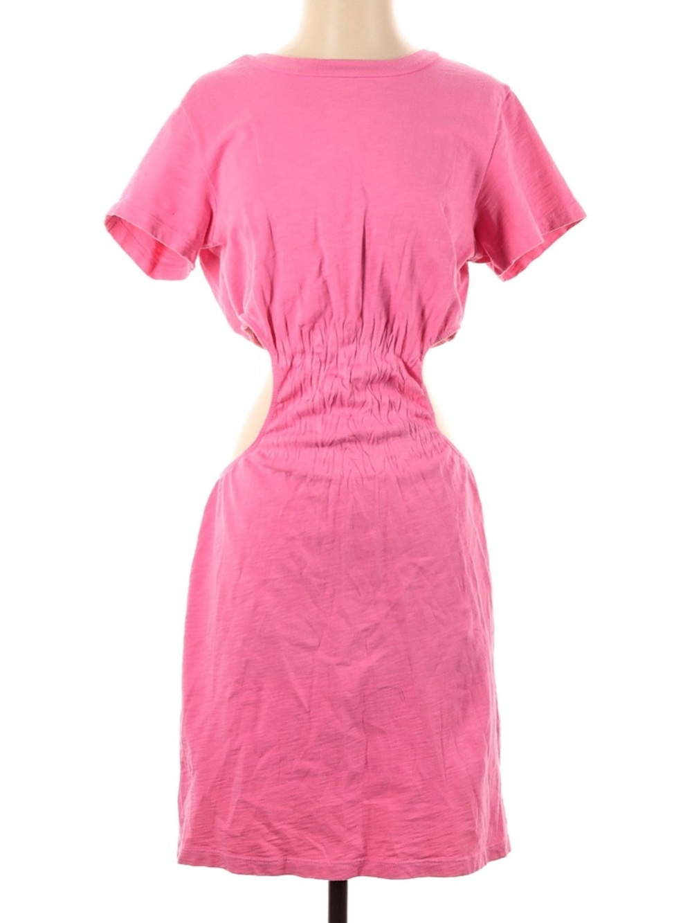 LNA Pink Cutout Midi Dress